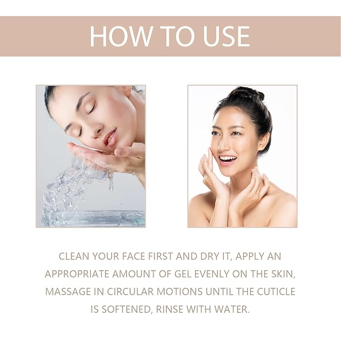 Purifying Exfoliating Gel, Face and Body Exfoliating Scrub Gel, Deep Cleansing Moisturizing Facial Exfoliator for All Skin Types (2pcs)