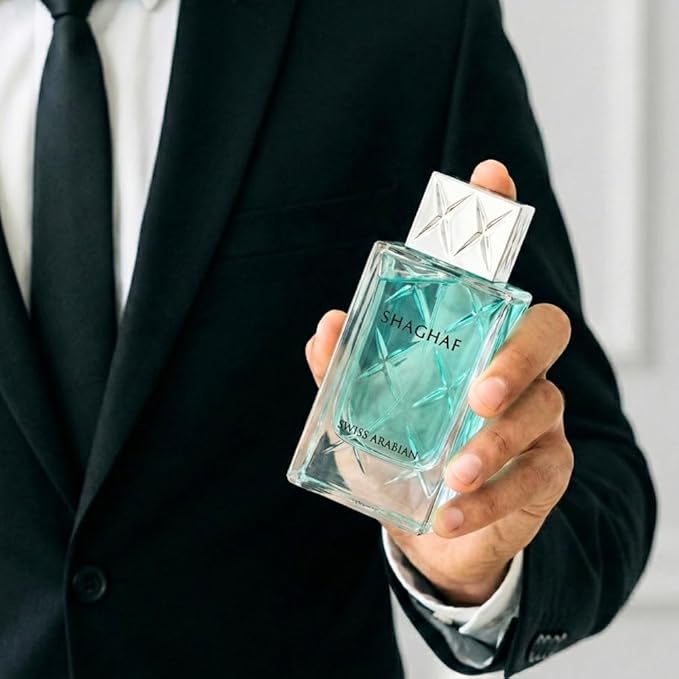Swiss Arabian Shaghaf (Masculine) - Luxury Products From Dubai - Long Lasting Personal EDP Spray Fragrance - A Seductive Signature Aroma - 2.5 Oz