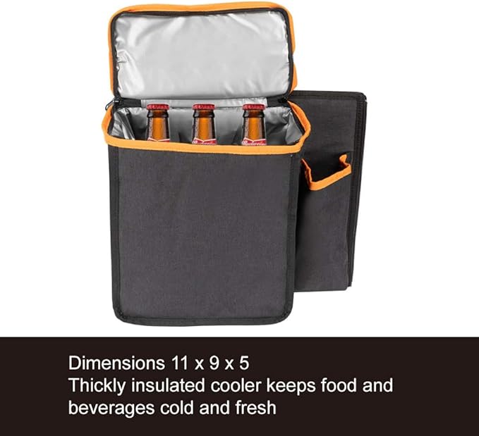 Deluxe Trunk and Backseat Organizer for Medium or Large Size SUVs & RVs, Detachable Storage Modules with Built-in Cooler, Patent Pending