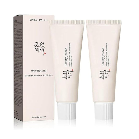 Organic Korean sunscreen SPF50+, PA++++ Riceand Probiotics | Korean Skin Care Solution for All Skin TypesNourishing Skin Protection and UV Def