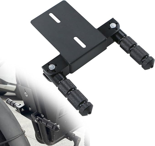 Foldable Front Foot Pegs for Super 73, Non-Slip Pedals Compatible with Super 73 S1, S2, RX Electric Bike, Anti-Slip Replacement Footrests