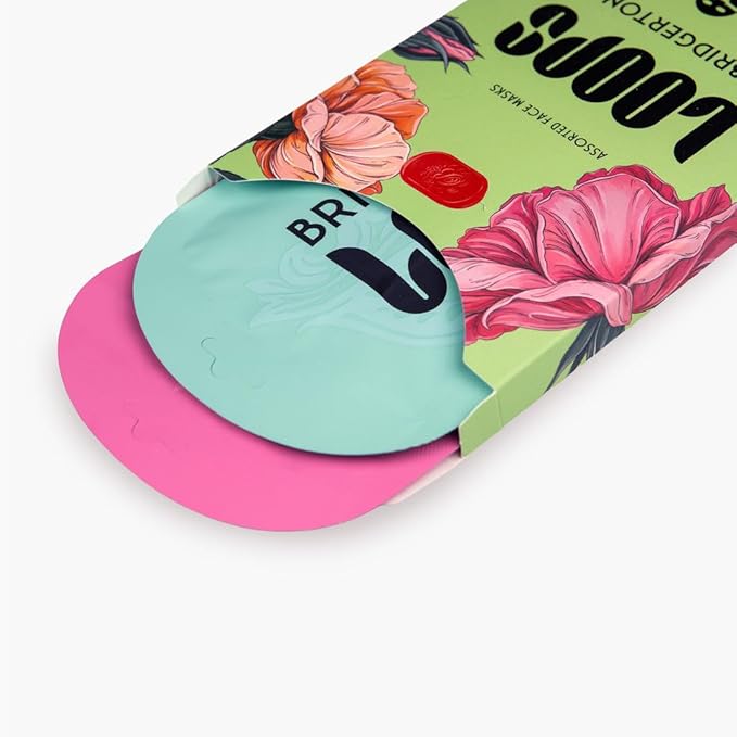 LOOPS Beauty Bridgerton™ NETFLIX In The Garden Set -The Best Hydrogel Face Masks for Every Skin Moment Face Mask - 2 Hydrating Masks - Clean Slate and Double Take - All Skin Types, 2pc