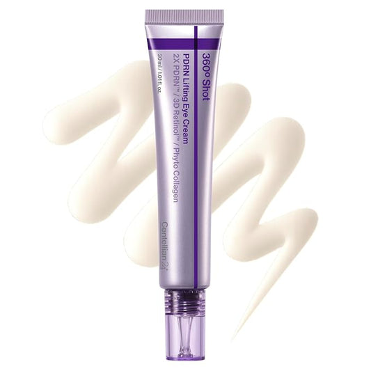 Centellian24 360 Shot PDRN Firming Eye Cream 30ml (1.01 fl oz) – Anti-Aging Retinol Eye Cream for Hooded Eyes, Wrinkle Smoothing, Firming Hydrating Care for Under-Eye Bags, Crow’s Feet & Dark Circles