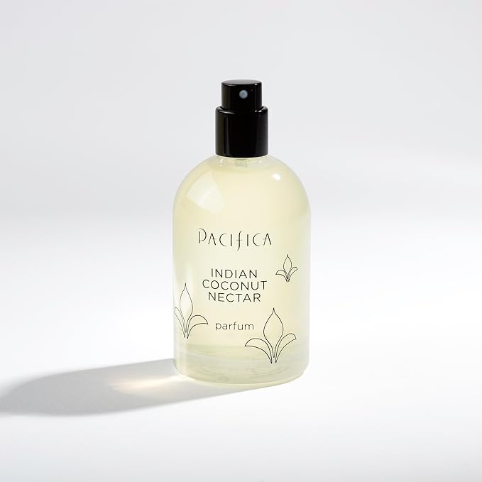 Pacifica インディアンココナッツネクター スプレーパフューム、2オンス – 温かみのあるココナッツ＆バニラのグルマン系フレグランス、クリーンビューティー、長持ちするビーチの香り、レイヤリング可能、100%ヴィーガン＆クルエルティフリー、アメリカ製