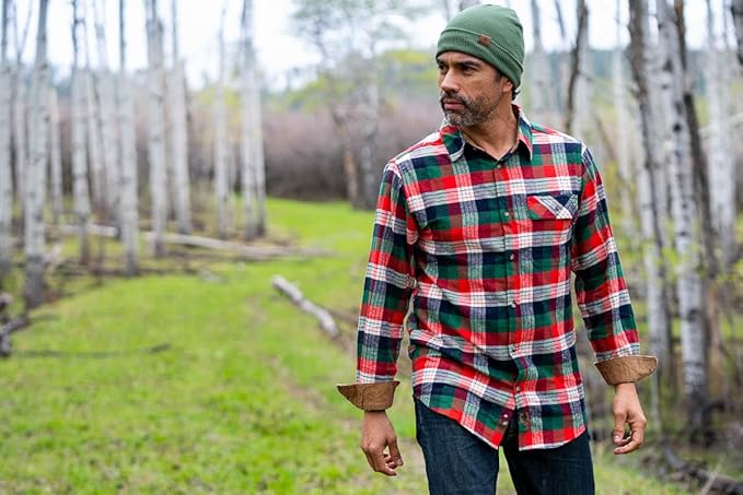 Legendary Whitetails Mens Long Sleeve Button Down 100% Cotton Flannel Shirt