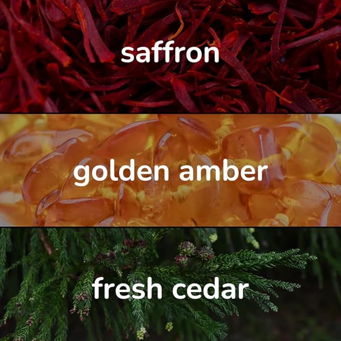 Lucid Coast Maroon Perfume – Ambery Saffron & Jasmine – Inspired by Baccarat Rouge 540 – Long Lasting Extrait Strength Fragrance – Notes of Cedarwood & Ambergris – Clean, Vegan & Cruelty Free