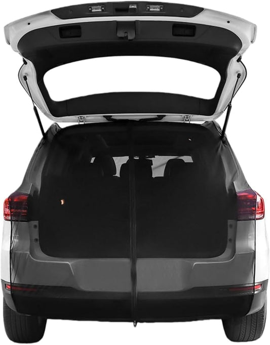 Car Tailgate Mesh Screen for SUV, CUV, MPV, Van, Ventilation Breathable and Anti-Mosquito Magnetic Mosquito Net Tailgate Essentials Car Camping Accessories