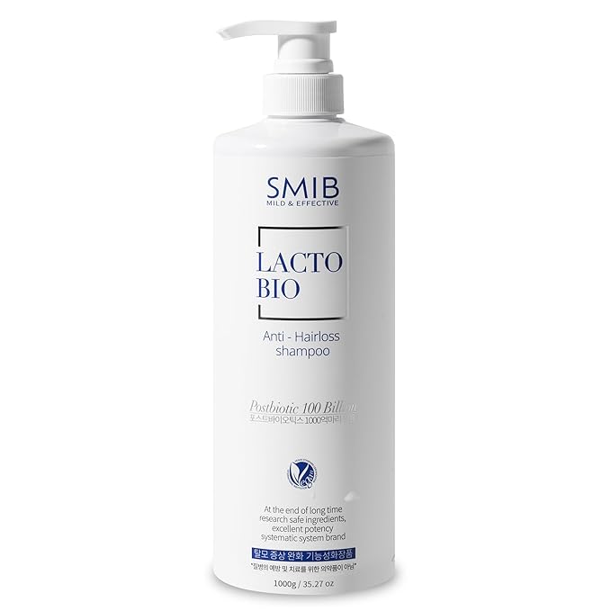 SMIB プロバイオティクス ヘアケアセット – ナチュラルブラック 白髪染めシャンプー + ディープクレンジング スカルプシャンプー – プロバイオティクス配合、サルフェートフリーの2ステップ韓国ヘアシステム – 200 + 1000ml