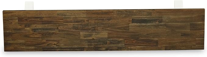 East West Furniture VB077 V-Style Modern Dining Room Bench with Wooden Seat, 72x15x18 Inch, Multi-Color