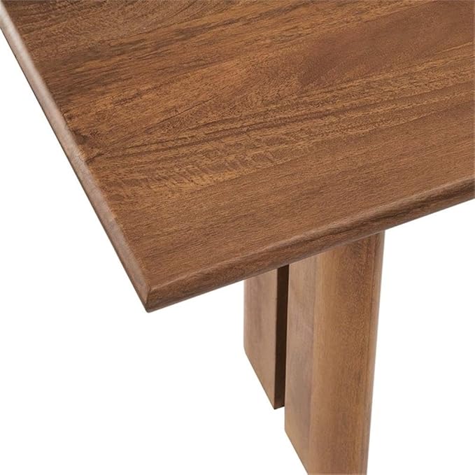Modway EEI-6344-WAL Amistad 58" Wood Bench, Walnut