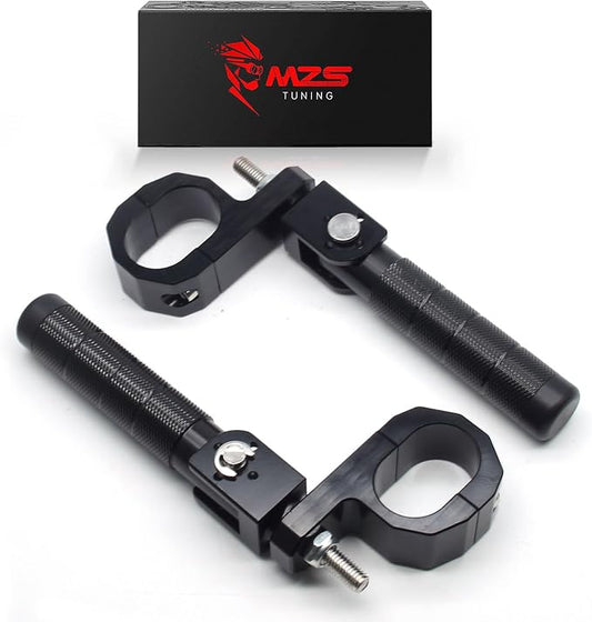 MZS Motorcycle Foot Pegs, Passenger Footrest Rear Folding Footrest Rest Accessories CNC Black Compatible with CT125 Trail 125 Hunter Cub 2021-2024