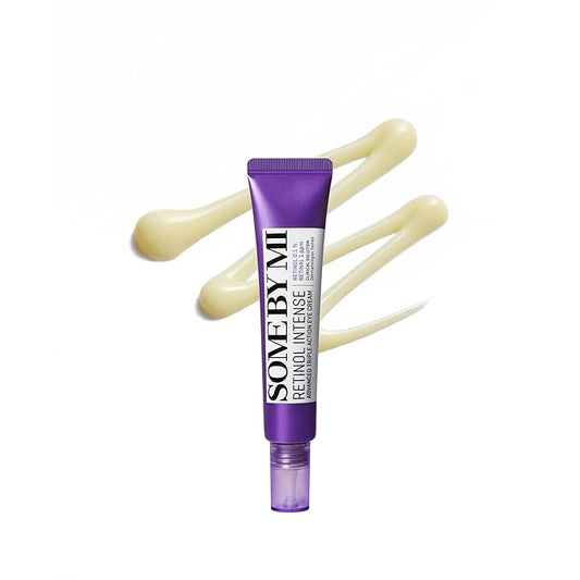 SOME BY MI Retinol Intense Advanced Triple Action Eye Cream – 1.01Oz, 30ml – Korean Retinol Under Eye Cream Anti Aging for Fine Lines – Brightens Dark Circles & Smooths Skin Texture – Korean Skin Care
