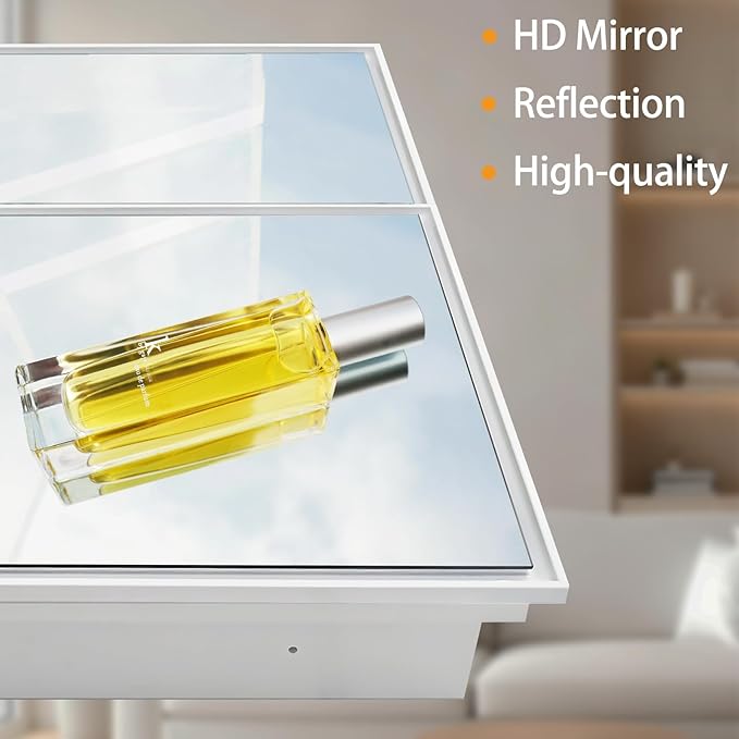 26 x 32 Inch Bathroom Medicine Cabinet with Double Mirror Doors, Recessed or Surface Mount Wall Cabinet for Bathroom, Plastic Frame & Removable Glass Shelves