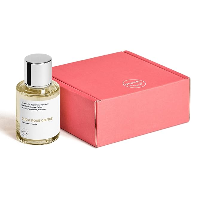 Dossier Original オードパルファム - Oud & Rose on Fire - ユニセックス - 50 ML 長時間持続する香水 フランス製