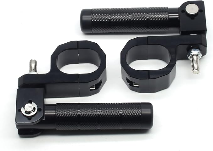 MZS Motorcycle Foot Pegs, Passenger Footrest Rear Folding Footrest Rest Accessories CNC Black Compatible with CT125 Trail 125 Hunter Cub 2021-2024