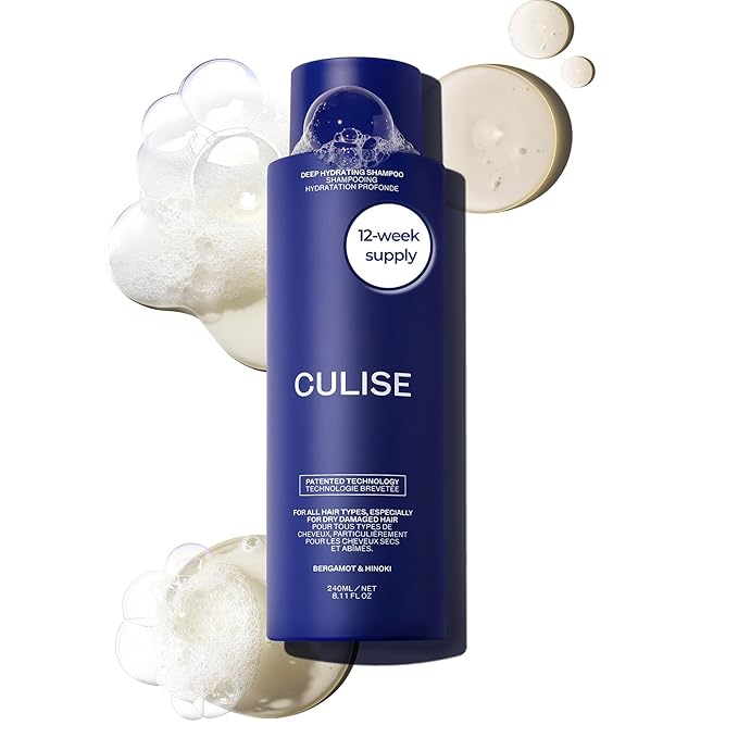 Korean Deep Hydrating Hair Shampoo for Dry, Damaged Color Treated - Instantly Moisturizes, Hydrates - Rice Water, Probiotics, Hyaluronic Acid, Argan Oil, Caffeine, Sulfate Free - 12-Week Supply