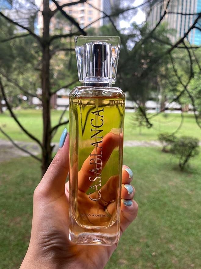 Swiss Arabian Casablanca - Luxury Products From Dubai - Long Lasting, Addictive Personal EDP Spray Fragrance - Seductive Signature Aroma - 3.4 Oz
