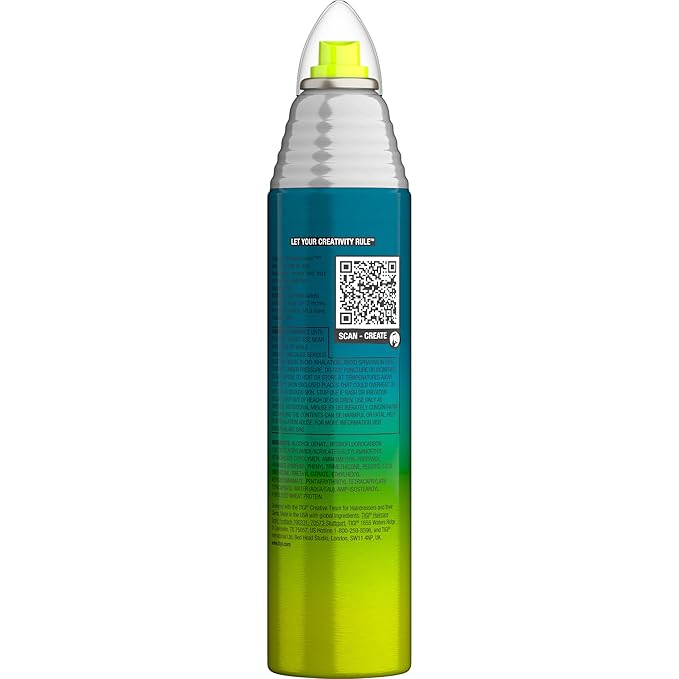 TIGI ベッドヘッド フリッズコントロール ヘアスプレー、マスターピース エクストラホールド ヘアスプレー、ツヤ出し・グロス用ヘアスプレー、290g