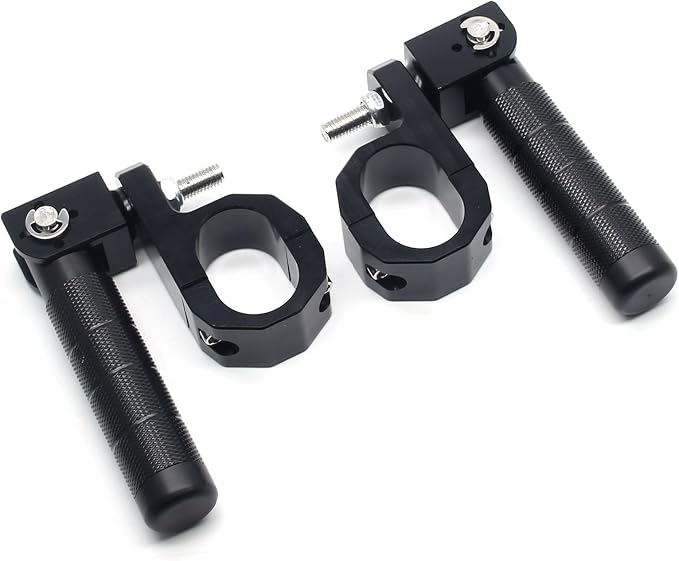 MZS Motorcycle Foot Pegs, Passenger Footrest Rear Folding Footrest Rest Accessories CNC Black Compatible with CT125 Trail 125 Hunter Cub 2021-2024