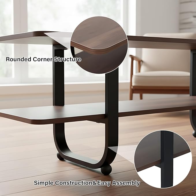 Tiita Bamboo TV Stand with Storage for TV up to 65 inch, Bamboo Rattan TV Console Entertainment Center with 2 Open Shelf, Mid Century Modern Media Console for Living Room, Bedroom