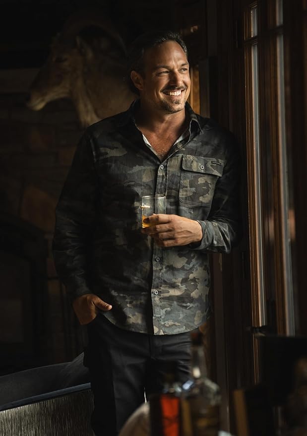Legendary Whitetails Mens Long Sleeve Button Down 100% Cotton Flannel Shirt