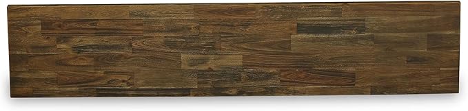 East West Furniture XB677 X-Style Modern Dining Bench with Wood Seat, 72x15x18 Inch, Multi-Color