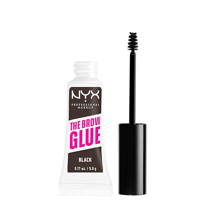NYX PROFESSIONAL MAKEUP ザ ブロウ グルー エクストリームホールド ティンテッド アイブロウジェル - ブラック