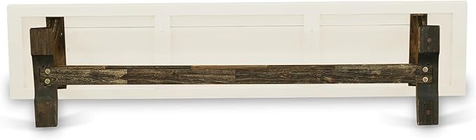 East West Furniture VB727 V-Style Modern Dinette Bench with Wooden Seat, 72x15x18 Inch, Multi-Color