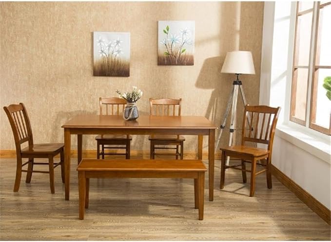 Boraam Shaker Backless Wood Bench - Walnut