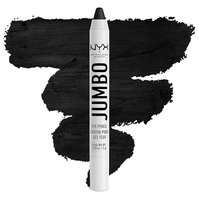 NYX PROFESSIONAL MAKEUP ジャンボ アイペンシル（アイシャドウ＆アイライナー） - ブラックビーン（ブラック）