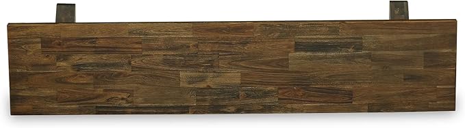 East West Furniture VB777 V-Style Dining Bench with Wooden Seat, 72x15x18 Inch, Multi-Color
