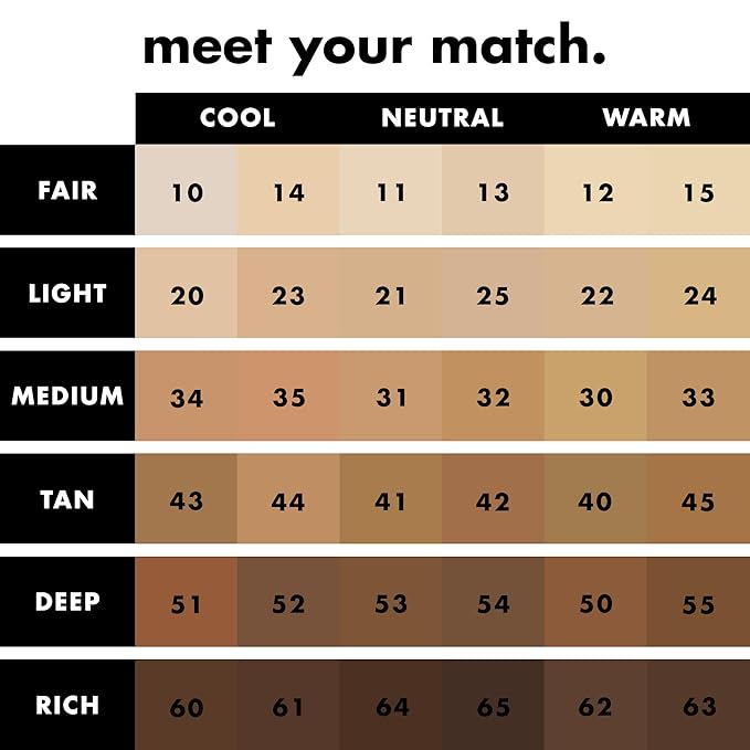 e.l.f. Soft Glam Foundation, Medium Coverage, Long-Lasting & Buildable Foundation For A Smooth, Satin Finish, Vegan & Cruelty-Free, 30 Medium Warm