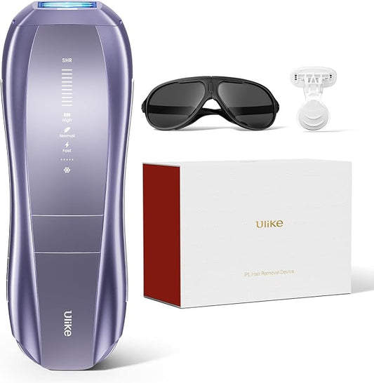 Ulike Air 10 IPL光脱毛器 男女兼用 冷感脱毛 痛みが少ない永久脱毛 デュアルライト スキンセンサー USHRモード搭載 自宅で10分で脱毛