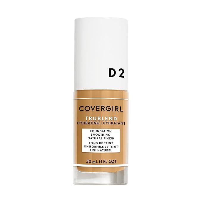 COVERGIRL truBlend Liquid Foundation Makeup Sun Beige D2, 1 oz (packaging may vary)