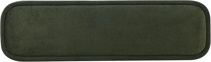 Merax 60.04'L Indoor Boucle Dining Bench with Walnut Color Legs, Upholstered Seating for Kitchen, Dining Room and Living Space,250lbs Capacity,Green