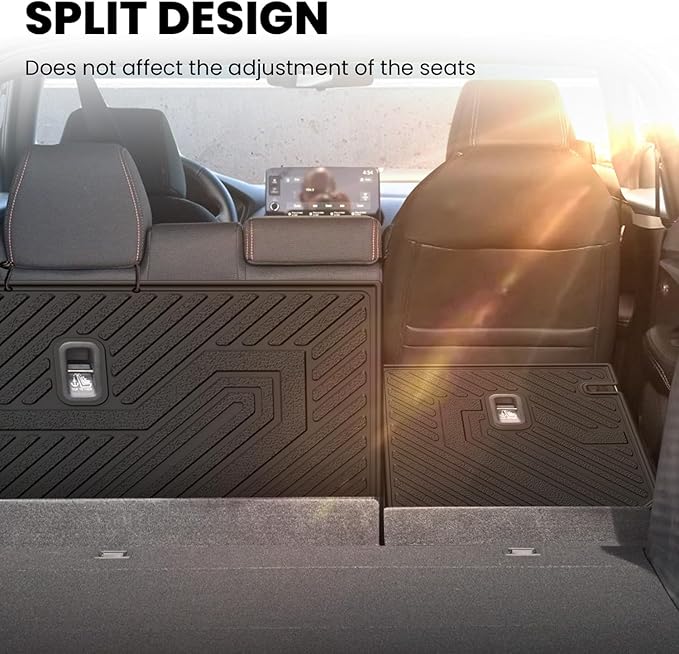 LASFIT Rear Seat Back Protector for Honda HR-V 2023-2027,All Weather TPE Pet Friendly Custom Fit HR-V Second Row Back Seat Cover Backseat Mat Liner
