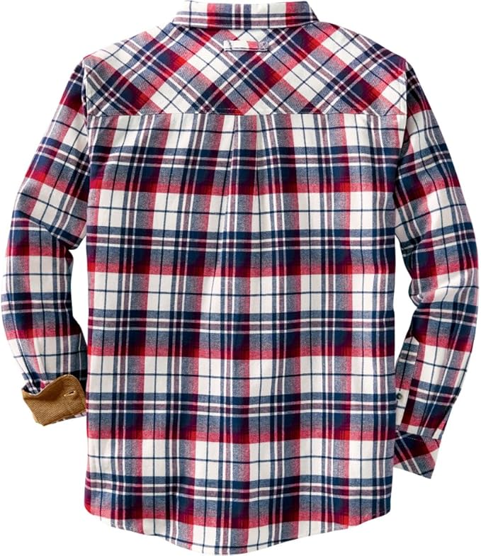 Legendary Whitetails Mens Long Sleeve Button Down 100% Cotton Flannel Shirt