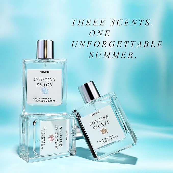Just Juice - The Summer I Turned Pretty Summer in Bloom - Fresh, Sun-Kissed Floral Perfume for Women and Men - 3.4 oz