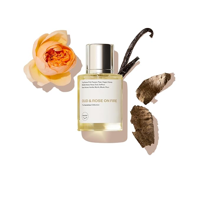 Dossier Original オードパルファム - Oud & Rose on Fire - ユニセックス - 50 ML 長時間持続する香水 フランス製