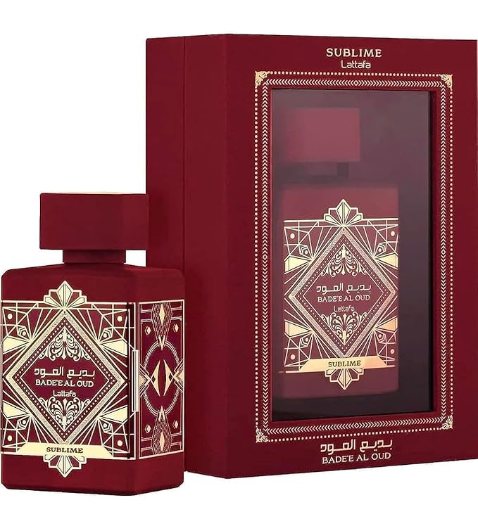 Lattafa Bade'e Al Oud Sublime - トロピカル、フルーティー、フレッシュ、バニラの香りのオードパルファム、ユニセックス向け、持続性の高いフレグランス、3.40オンス / 100 ml