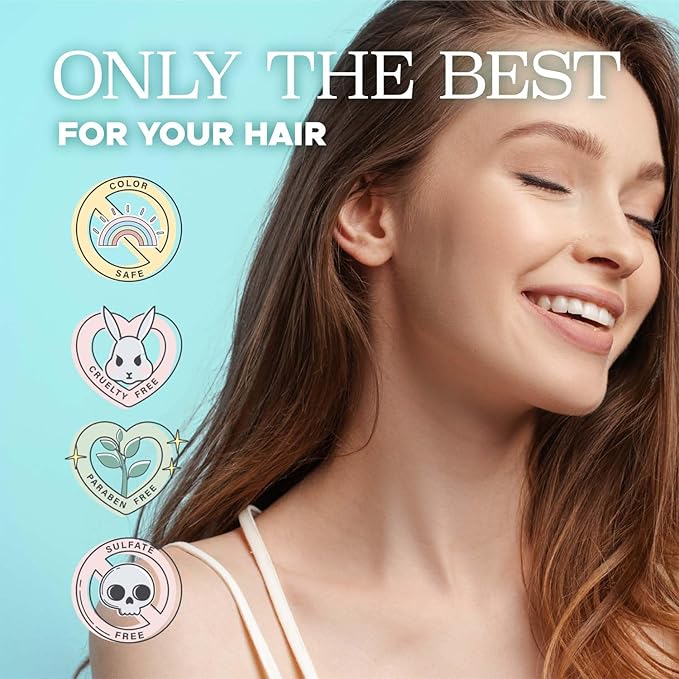 Luseta Collagen Peptides Hair Oil Strenghten and Moisturize for Thin & Dry Hair, Promote Thickness,Reduce Breakage and Restore Damaged Hair 3.38oz