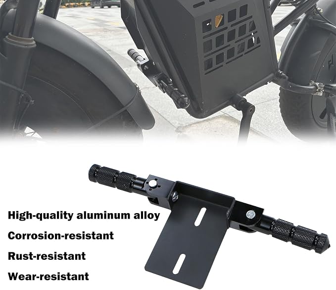 Foldable Front Foot Pegs for Super 73, Non-Slip Pedals Compatible with Super 73 S1, S2, RX Electric Bike, Anti-Slip Replacement Footrests