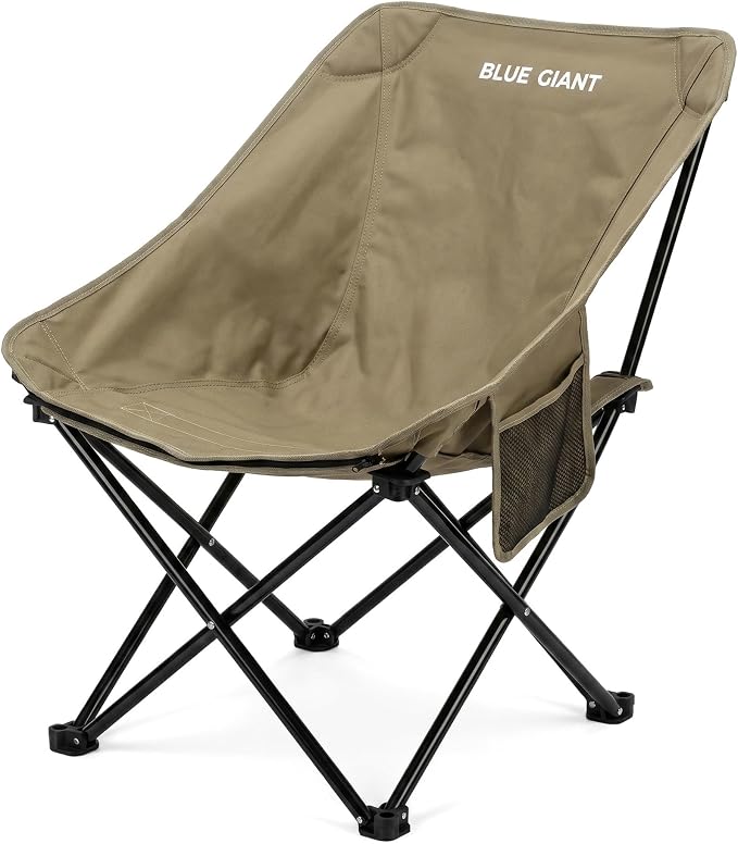 Portable Folding Camping Chair with Detachable Footrest, Adjustable Reclining Lounge Chair, Metal, with Side Pocket, for Beach, Patio, Fishing, Office Nap