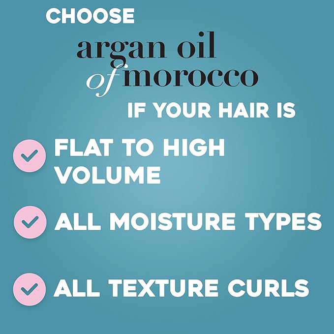 OGX Argan Oil of Morocco Curl-Defining Styling Cream,Anti-Frizz Curl Cream for Curly Hair&All Textures,Cold-Pressed Argan Oil,Paraben-Free,Sulfate-Free Surfactants,Curly Hair Products,6 oz,(Pack of 2)