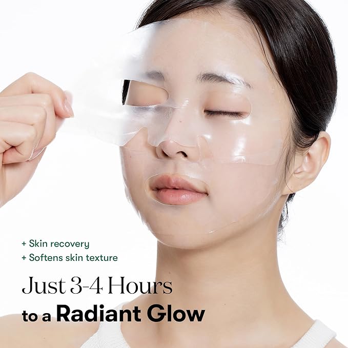 VT COSMETICS Pro Cica Reedle Shot 100 2-Step Hydrogel Mask(34.5gx4ea), Intensive Calming, Exosome Centella Asiatica, Blemish Relief, Overnight Melting Mask, Korean Facial Mask