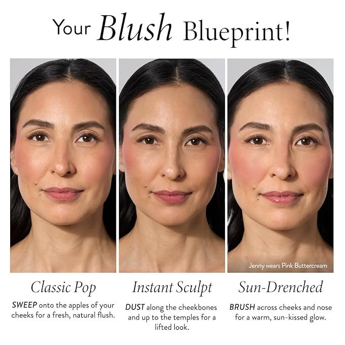LAURA GELLER NEW YORK Baked Blush-n-Brighten Marbleized Blush for Cheeks - Summer Orchid - Natural Finish - Buildable Color