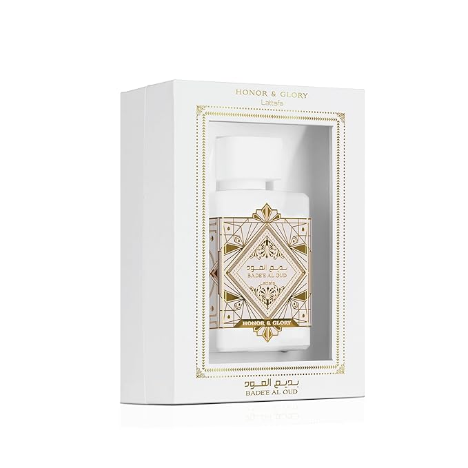Lattafa Bade'e Al Oud Honor & Glory - Fruity, Vanilla, Warm Spicy, Woody - Eau de Parfum Long-Lasting Fragrance for Unisex, 3.40 Ounce / 100 ml | Unisex