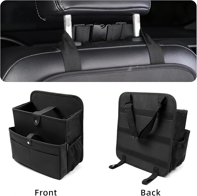 TAIKOO Car Seat Organizer，Universal Fit for Front & Back Seats-Hanging Letters/Legal Folders/Laptops and Tablets，Compatible with Cars, Trucks, and Vans
