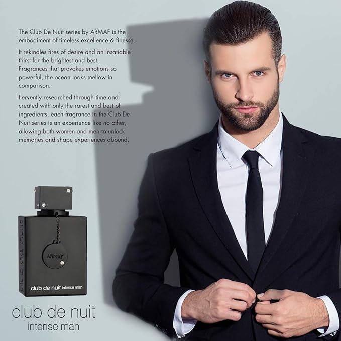 Armaf Club de Nuit Intense コロン メンズ 3.6 oz オードトワレ スプレー
