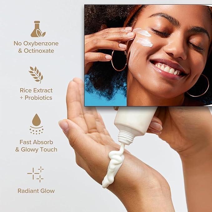 Relief Sun Organic Korean sunscreen SPF50+, PA++++ Riceand Probiotics | Korean Skin Care Solution for All Skin TypesNourishing Skin Protection and UV Def